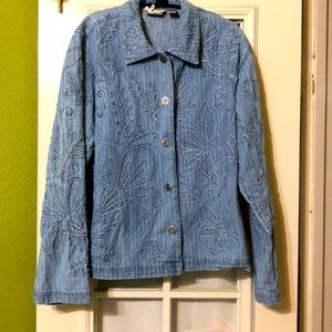 Chico’s light blue Jacket